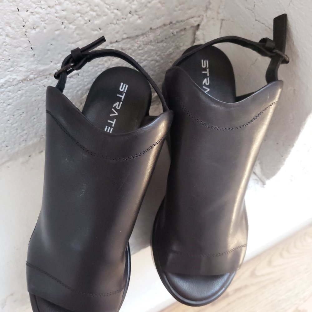 Strategia Black Sling Double Wedge - Picture 3 of 8